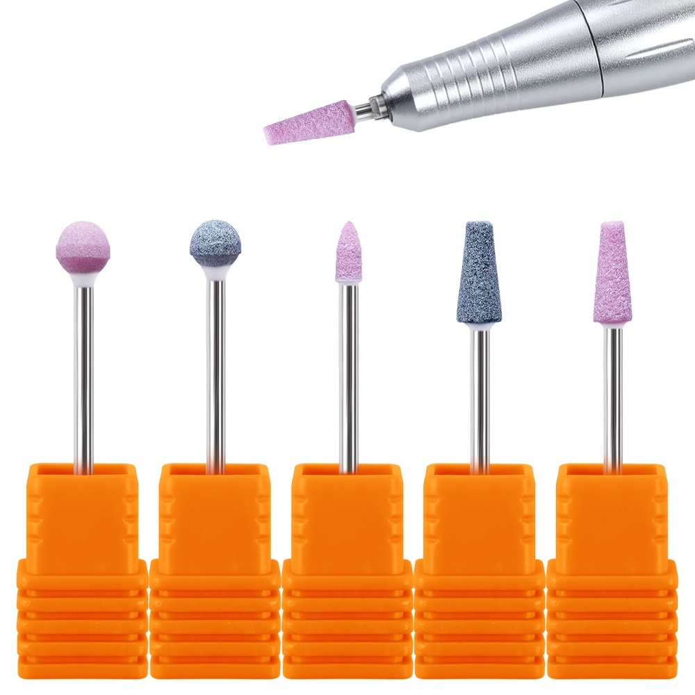 Nail Fan Brush - Nail Art Quartz Polishing Head Polishing