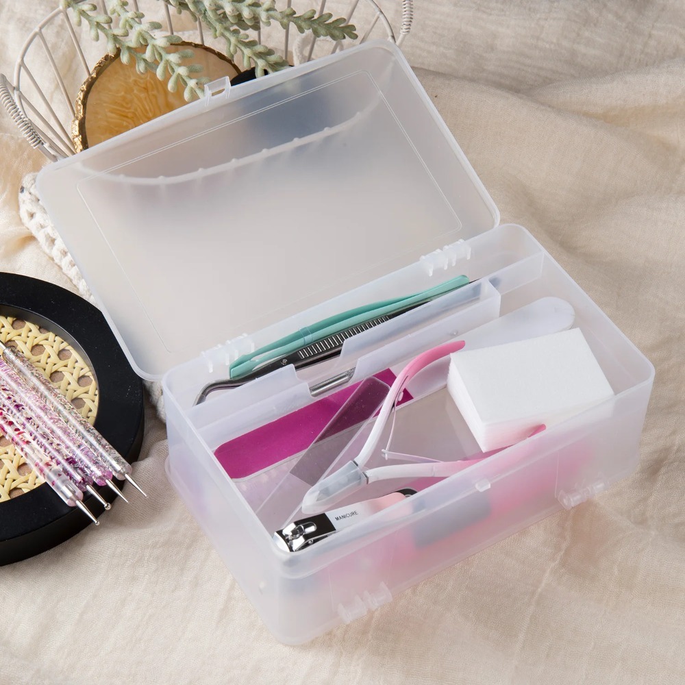 Dual-Open 2-Tier Super Capacit - Nail Fan Brush recensie en prijs