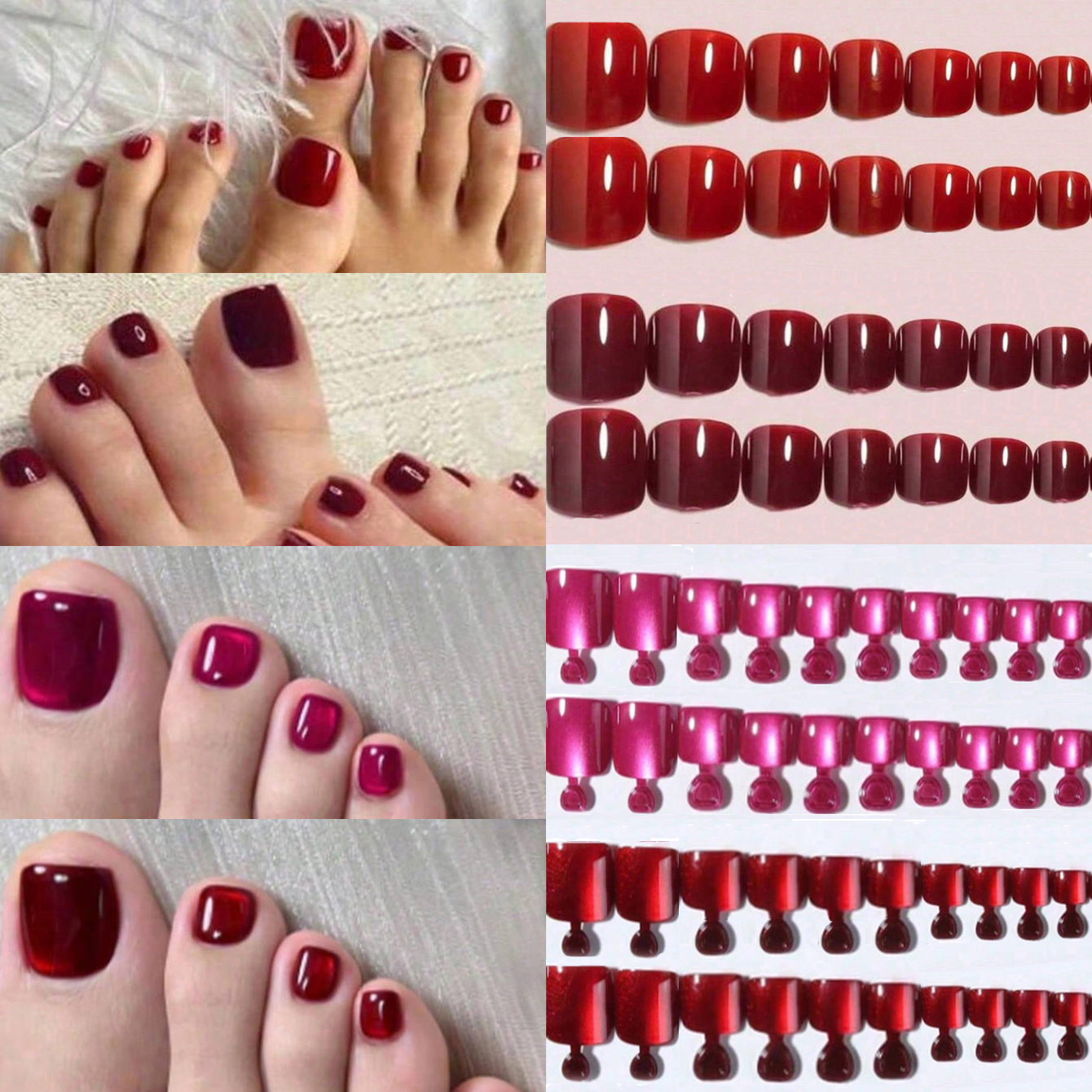 96PCS Acrylic Presser Foot Sha - Nail Art Aesthetic recensie en prijs