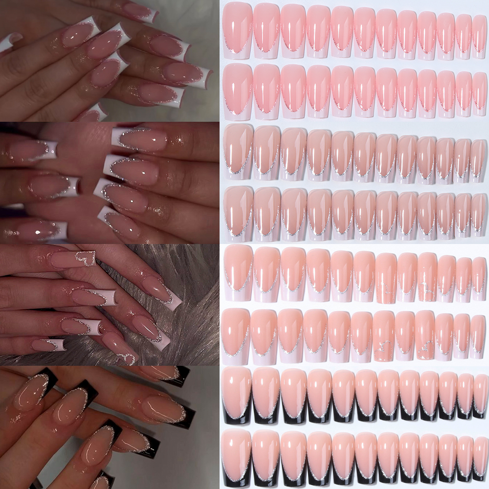 96Pcs(4Mixed) Long Coffin Hear - Nail Art Aesthetic recensie en prijs