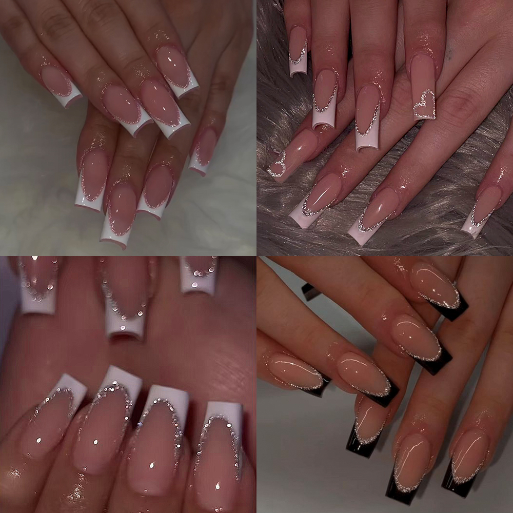 96Pcs(4Mixed) Long Coffin Hear - Nail Art Aesthetic recensie en prijs