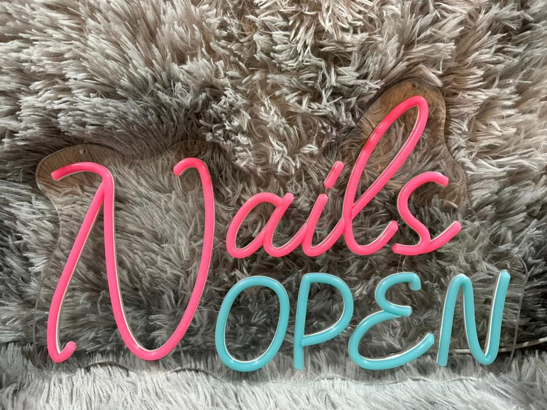 Nails Open Neon Sign USB Dimma - Nail Art Nail Art recensie en prijs