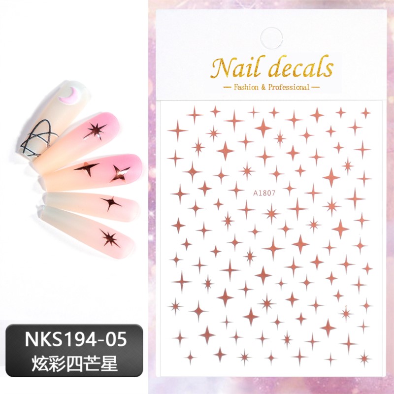 3D Laser Silver/Rose Gold Holl - Nail Art Rose Gold recensie en prijs