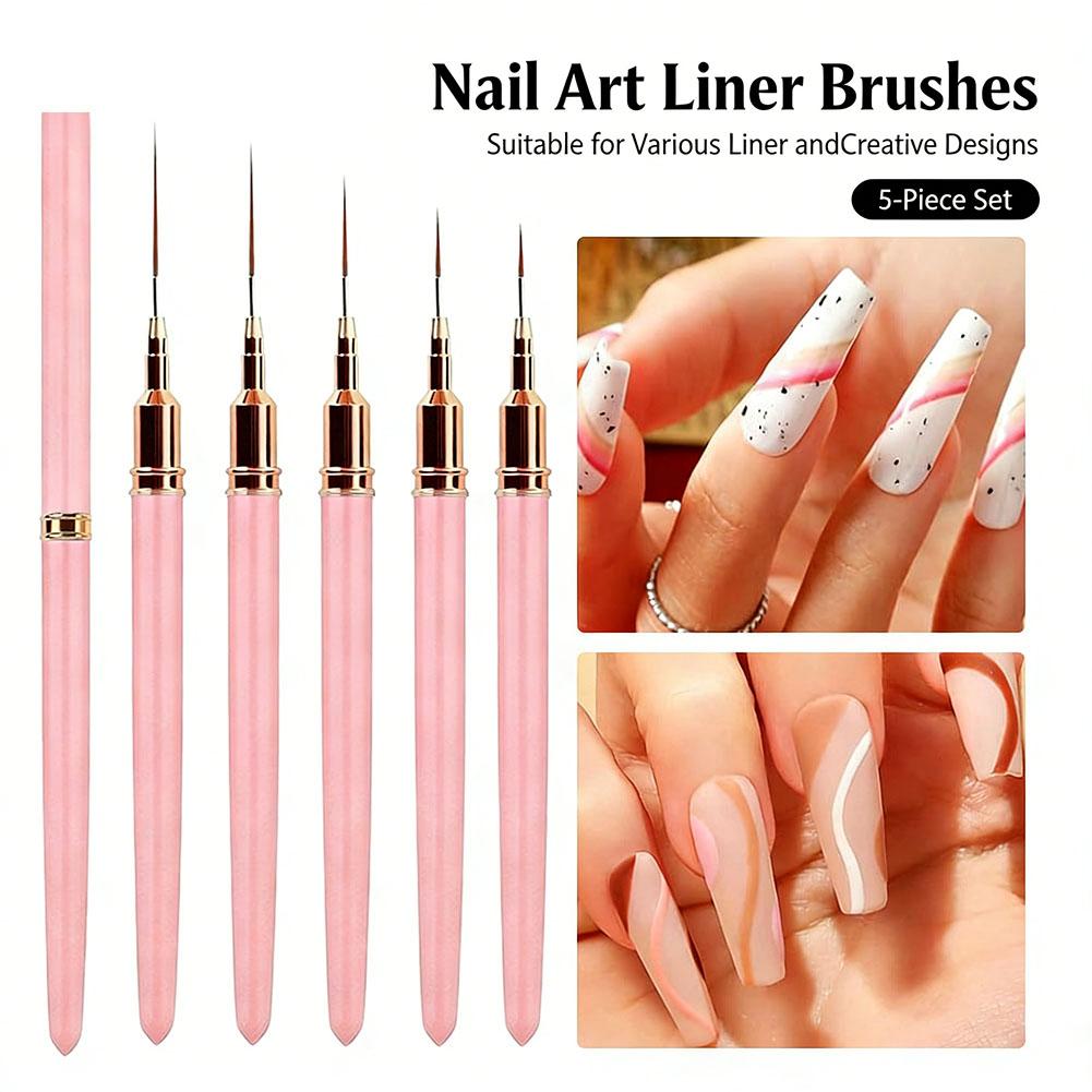 5pcs Nail Art Liner Brushes an - Nail Art Dotting Tool recensie en prijs