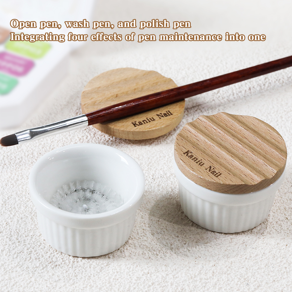 KANIU Smooth Brush Cleaner Cup - Nail Fan Brush recensie en prijs