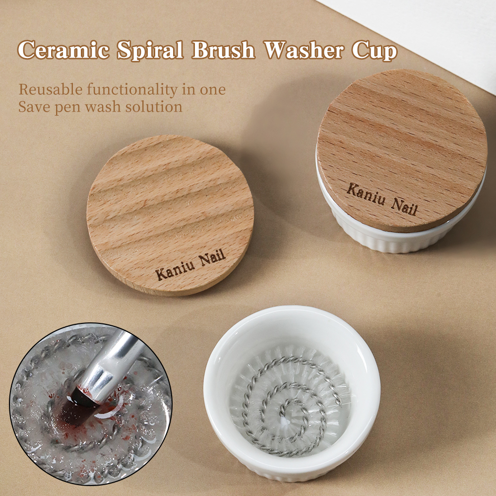 KANIU Smooth Brush Cleaner Cup - Nail Fan Brush recensie en prijs