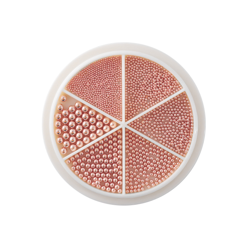 1Box Mix Size Stainless Steel  - Nail Art Rose Gold recensie en prijs