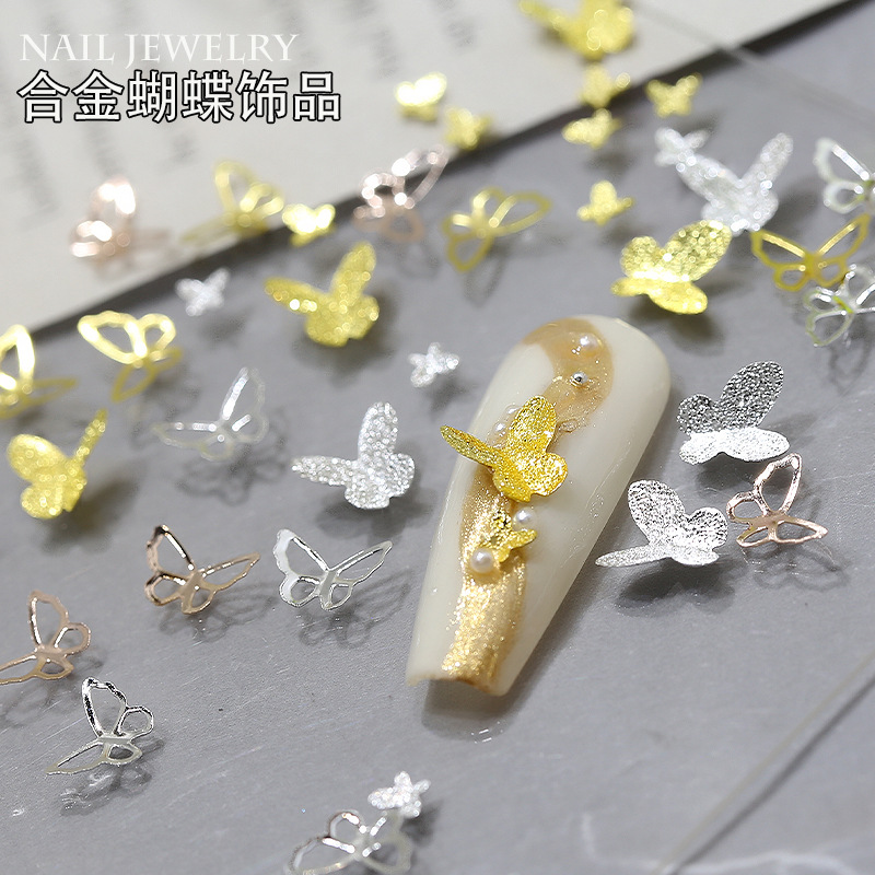 100PCS Glossy Metallic Mini Bu - Nail Art Rose Gold recensie en prijs