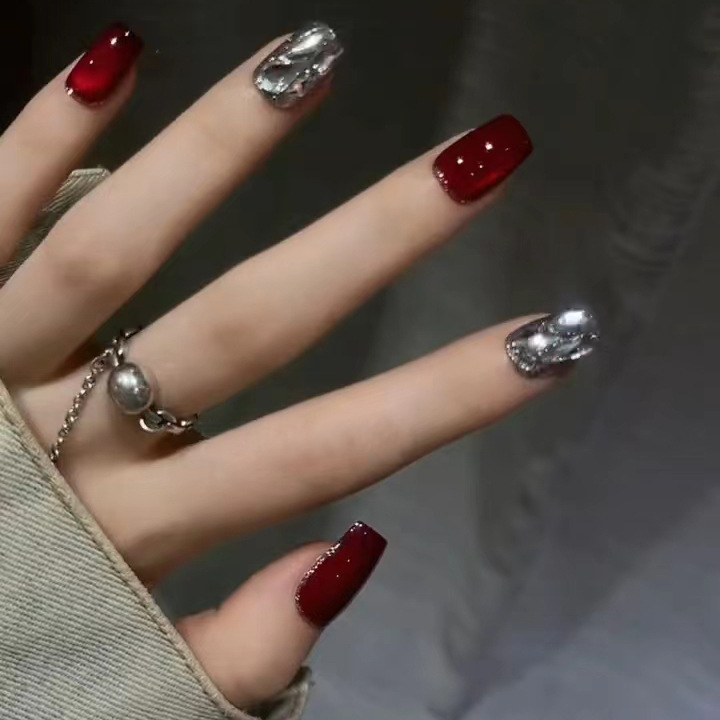 【30 pieces】premium white cherr - Nail Art Red recensie en prijs