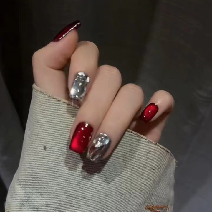 【30 pieces】premium white cherr - Nail Art Red recensie en prijs