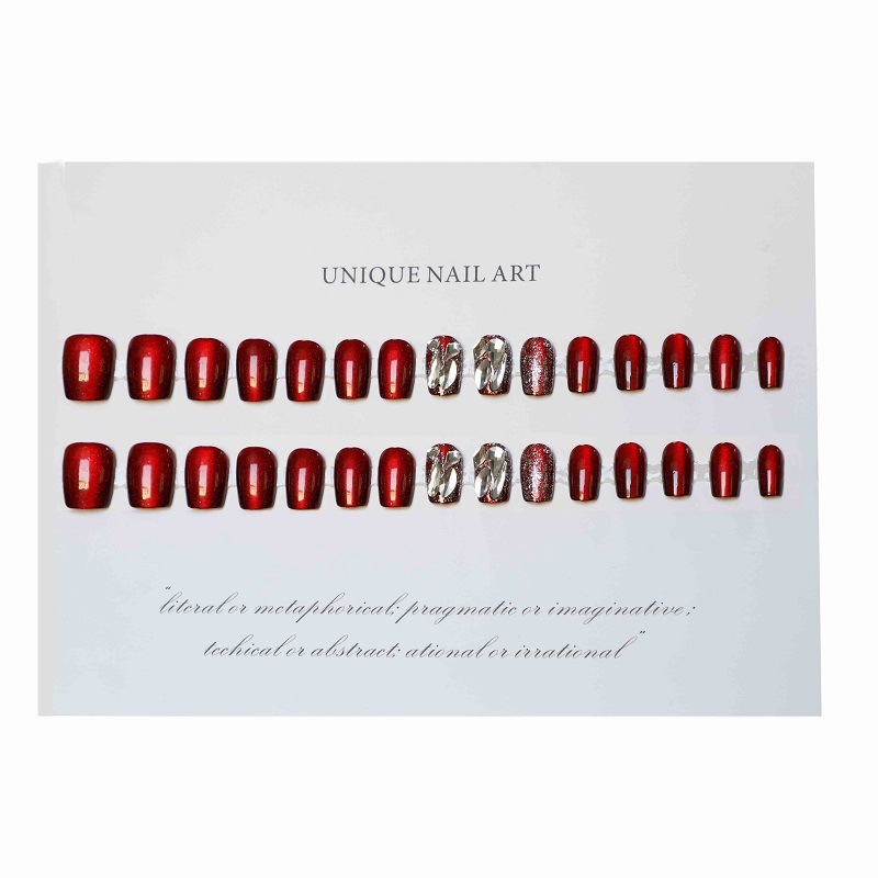 【30 pieces】premium white cherr - Nail Art Red recensie en prijs