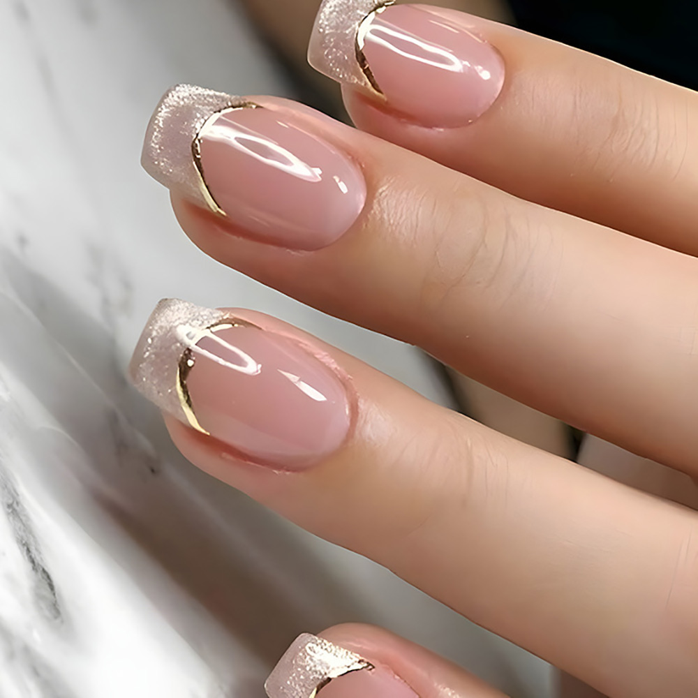 Medium long fake nails for wom - Nail Art Aesthetic recensie en prijs
