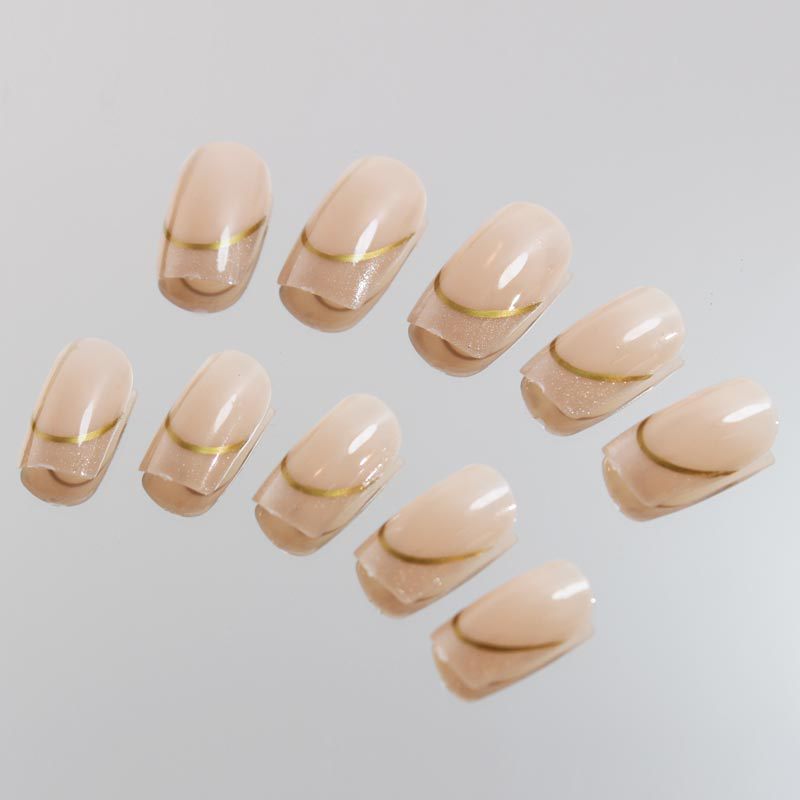 Medium long fake nails for wom - Nail Art Aesthetic recensie en prijs