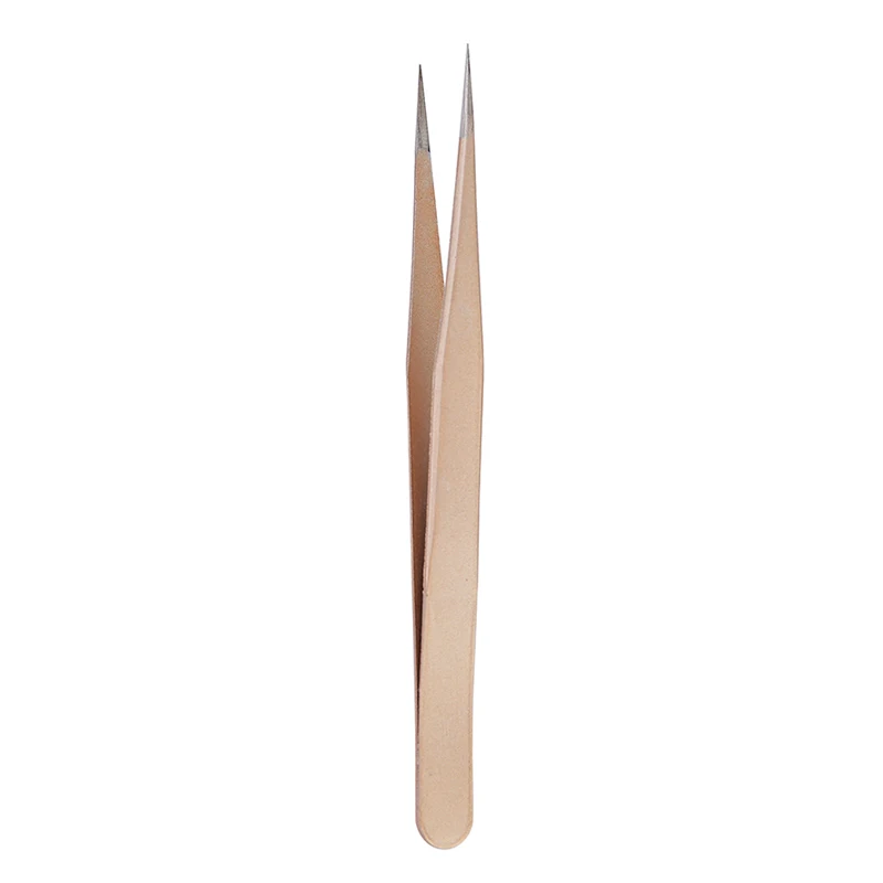 1Pc Straight Tweezer in Champa - Nail Art Rose Gold recensie en prijs