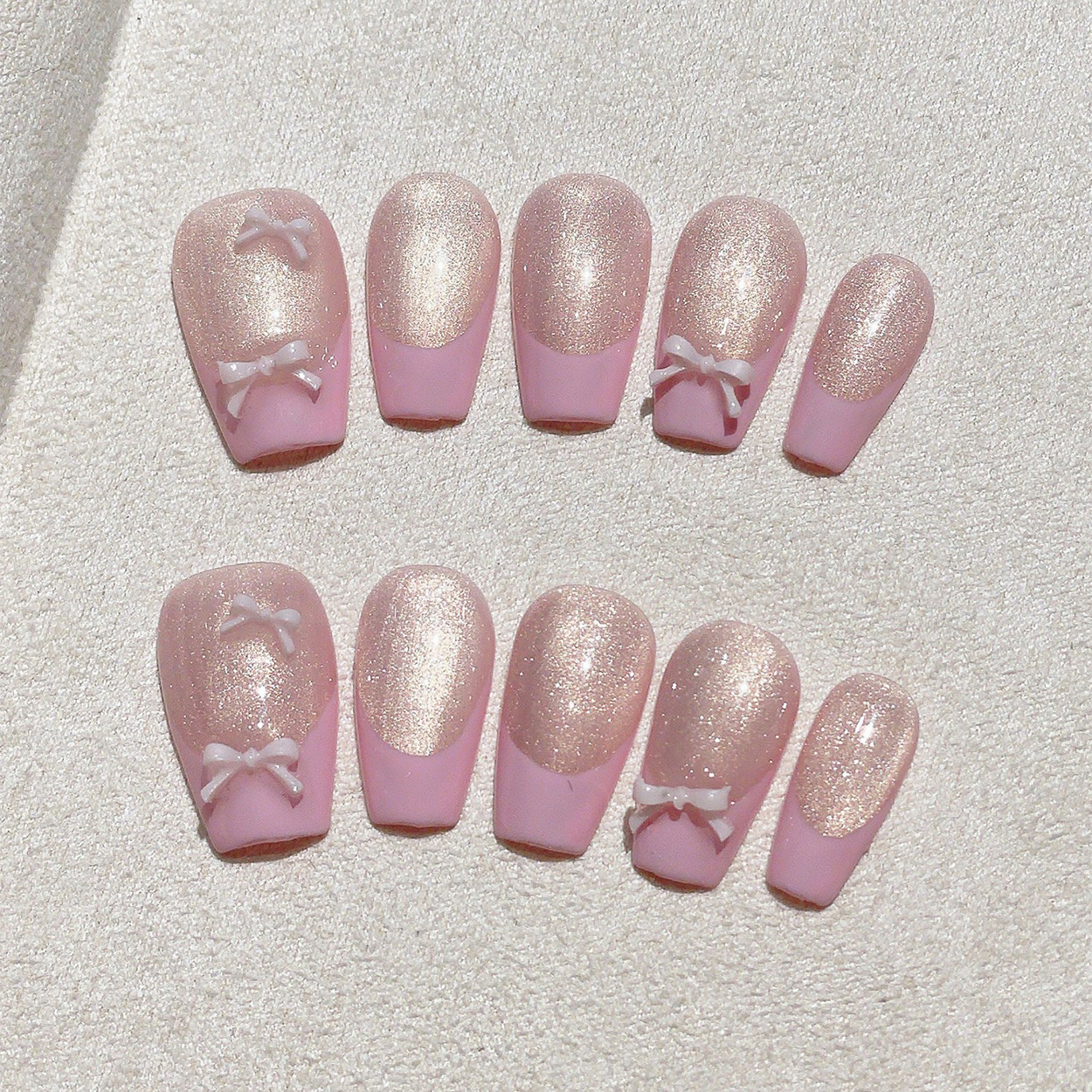10pcs Short Trapezoid Handmade - Nail Art Simple Elegant recensie en prijs