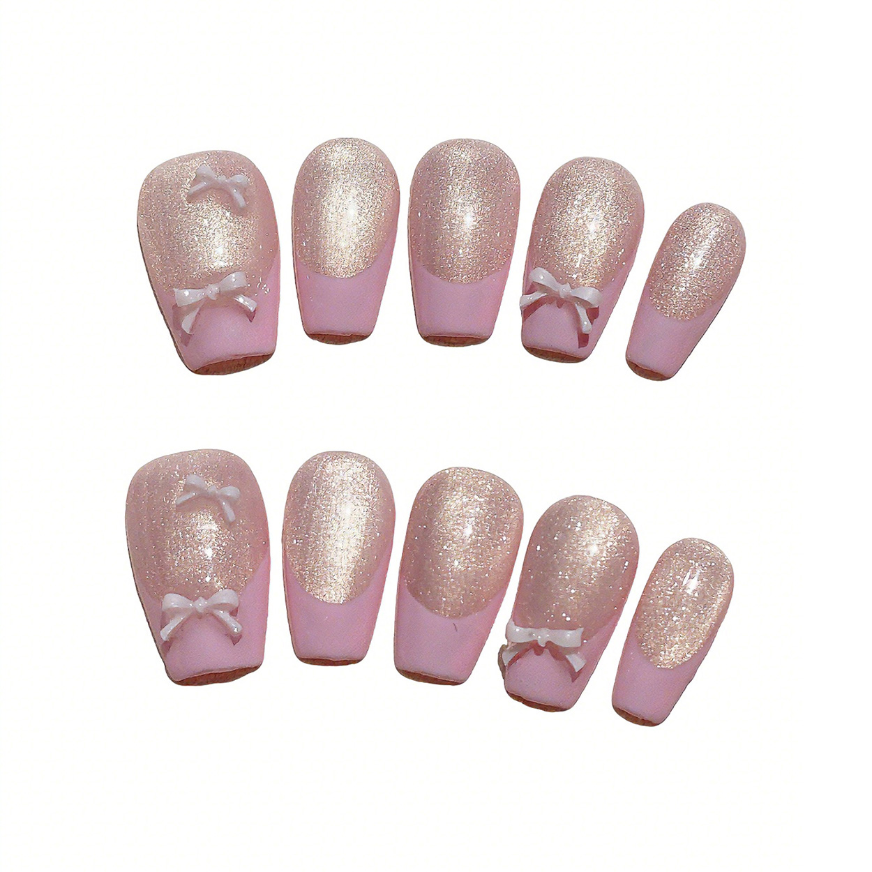 10pcs Short Trapezoid Handmade - Nail Art Simple Elegant recensie en prijs