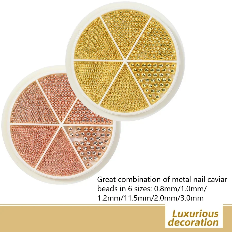 6 Grids Nail Art Tiny Steel Ca - Nail Art Rose Gold recensie en prijs