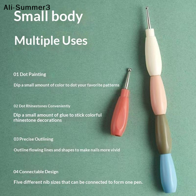 【A3s】5Pcs Handle Liner Drawing - Nail Art Dotting Tool recensie en prijs