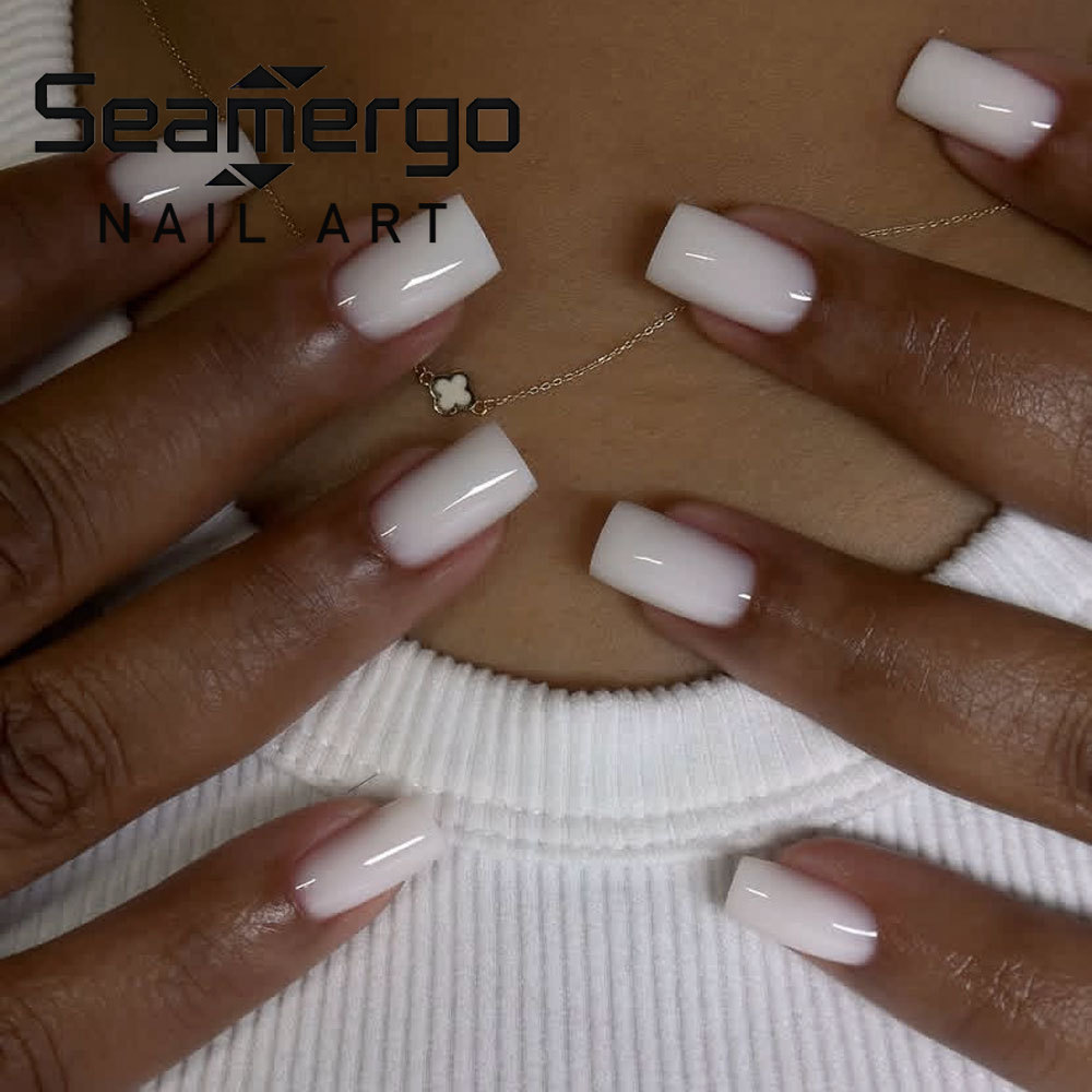 24PCS Short Square Fake Nails  - Nail Art Simple Elegant recensie en prijs