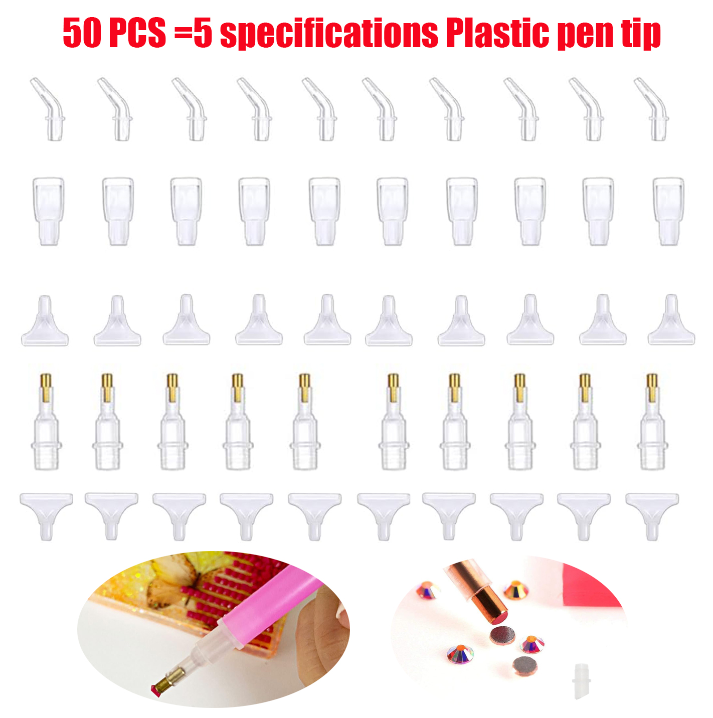 50 Pcs Diamond Painting Art Dr - Nail Art Dotting Tool recensie en prijs