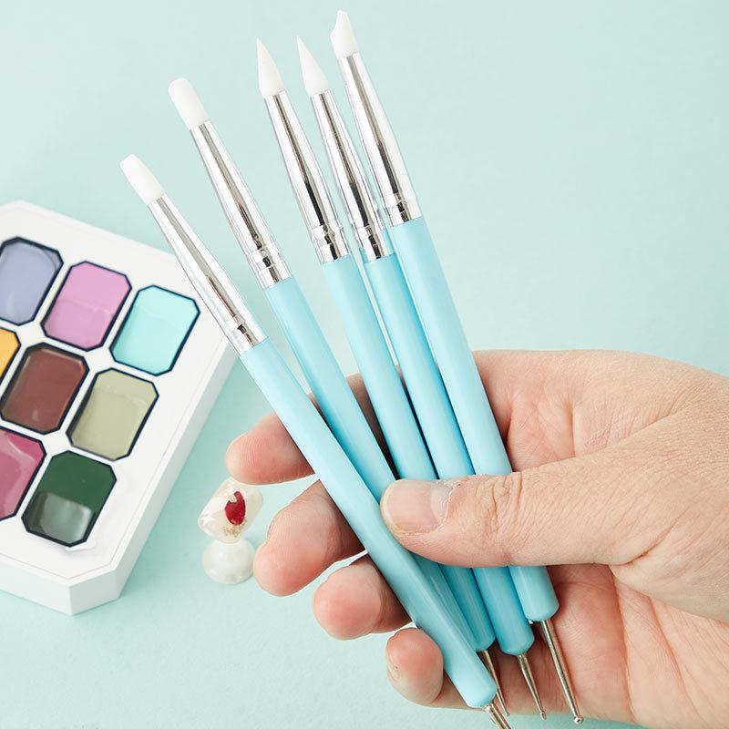 1/10/15Pcs Dual Ended Silicone - Nail Art Dotting Tool recensie en prijs