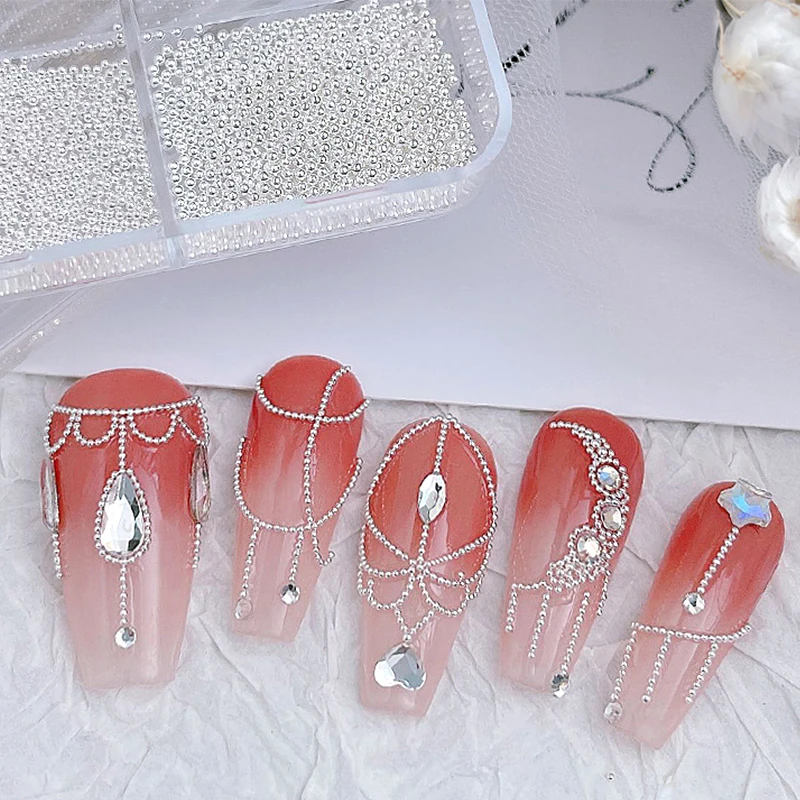 Nail Caviar Beads 0.4/0.6/0.8/ - Nail Art Rose Gold recensie en prijs