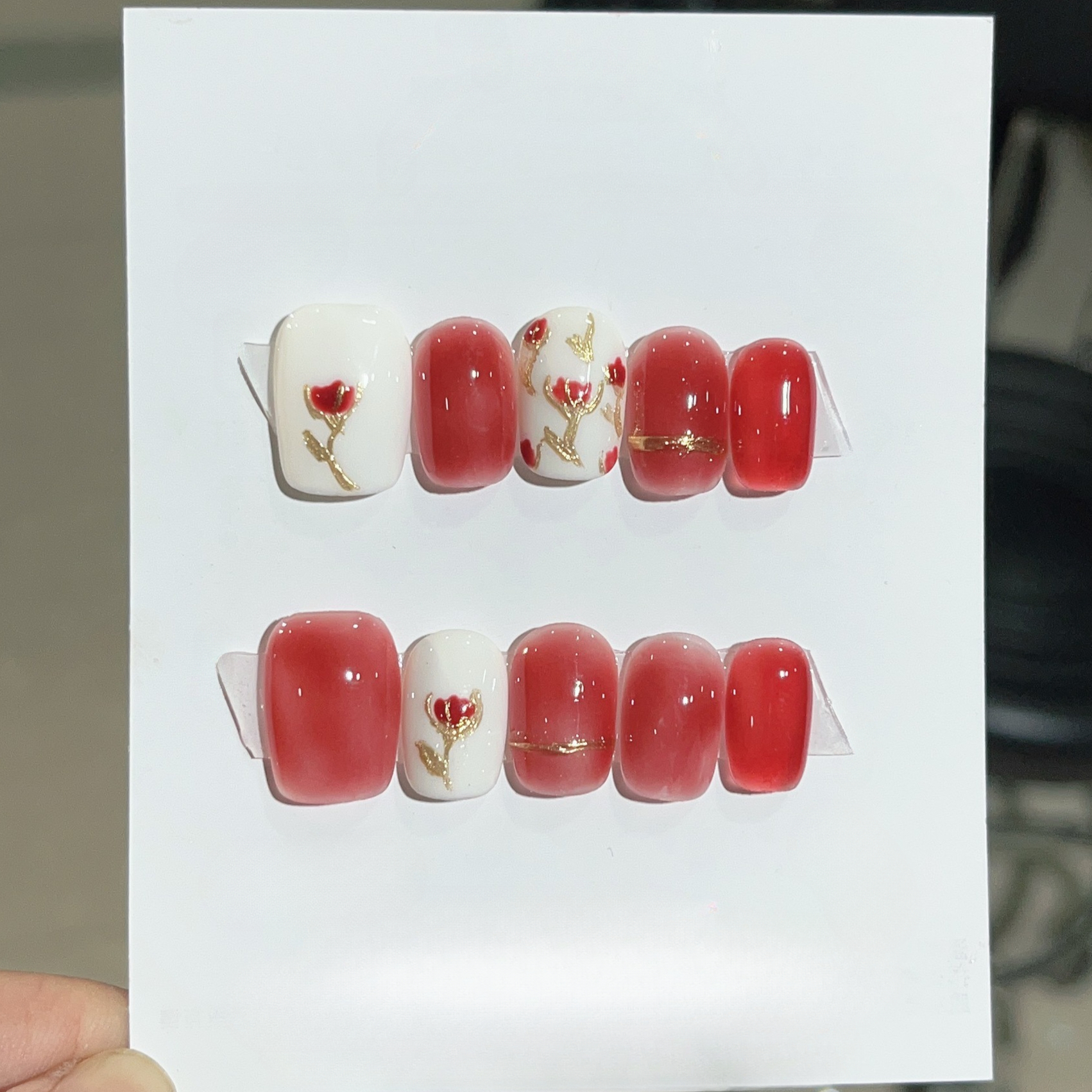 Wholesale Nail Art Crystal Cat - Nail Art Red recensie en prijs