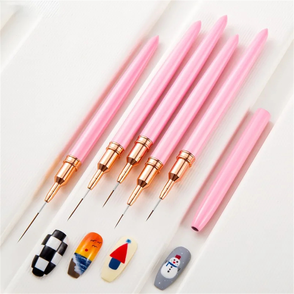 5pc/1set Nail Art Liner Brushe - Nail Fan Brush recensie en prijs