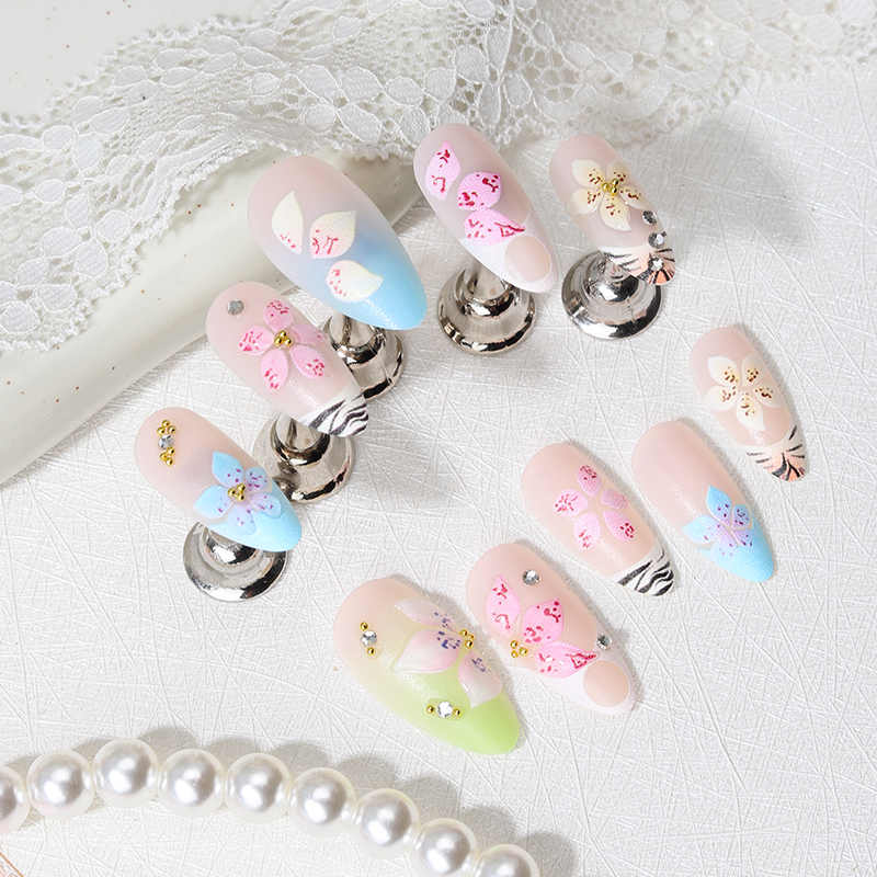 24pcs Almond Press On Nails ti - Nail Art Aesthetic recensie en prijs