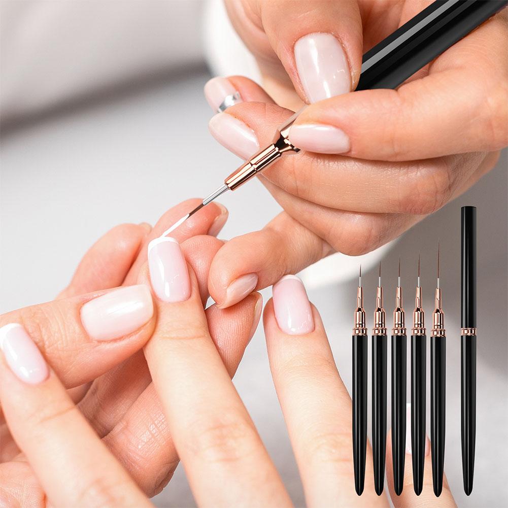 5pcs Nail Art Liner Brush Set  - Nail Fan Brush recensie en prijs