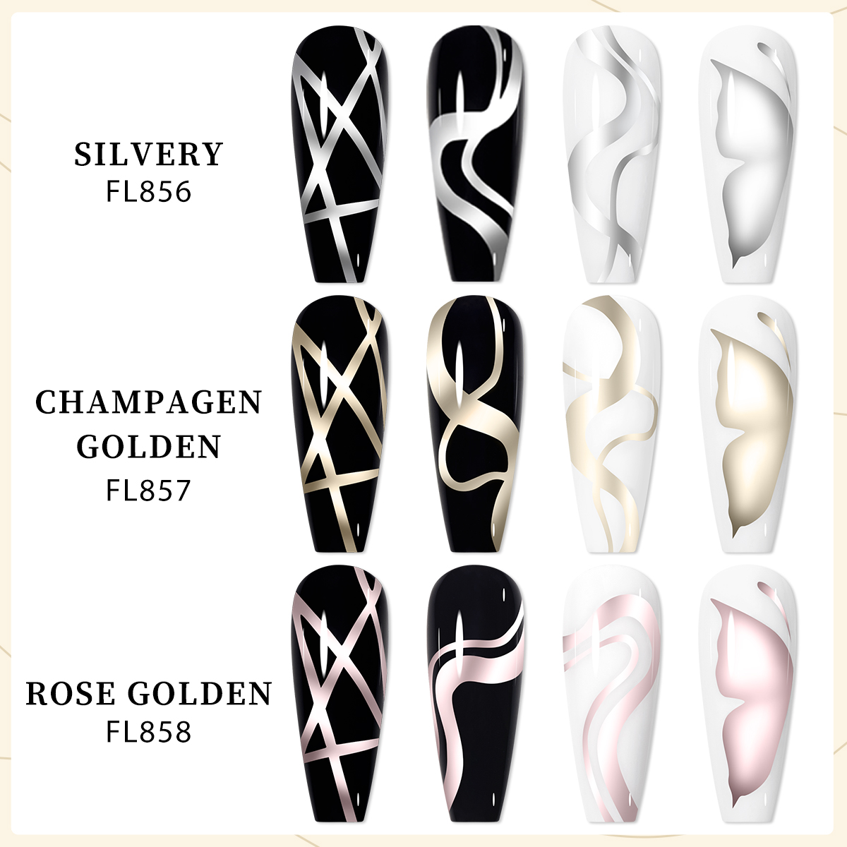 Super-Bright Metallic Painting - Nail Art Rose Gold recensie en prijs