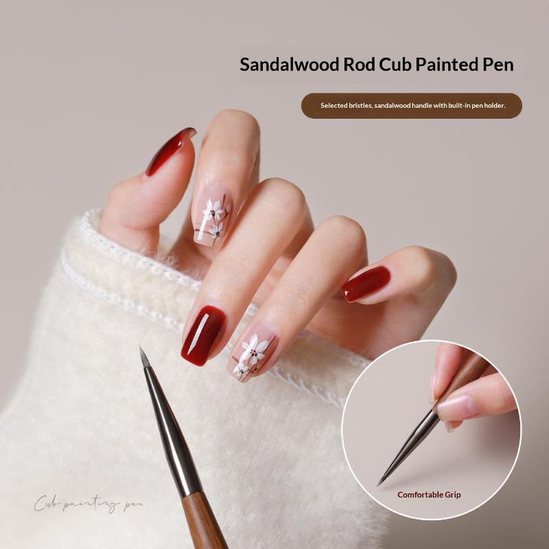 7mm Sandalwood Nail Art Brush  - Nail Fan Brush recensie en prijs