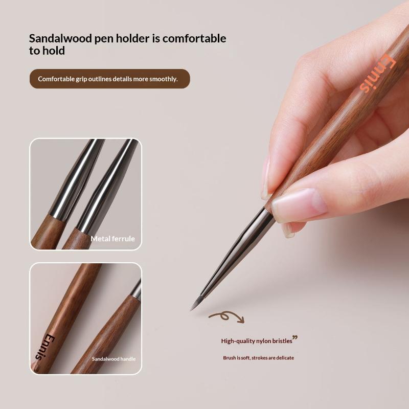 7mm Sandalwood Nail Art Brush  - Nail Fan Brush recensie en prijs