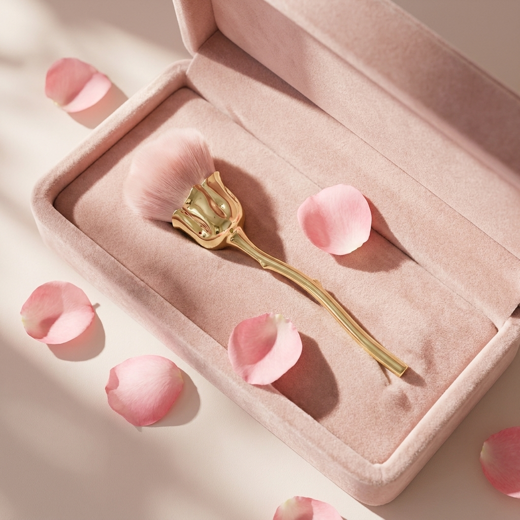 Gold Rose Shape Flower Nail Br - Nail Art Rose Gold recensie en prijs