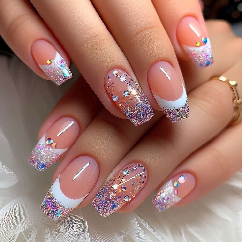 24pcs/set Short Medium fake na - Nail Art Aesthetic recensie en prijs