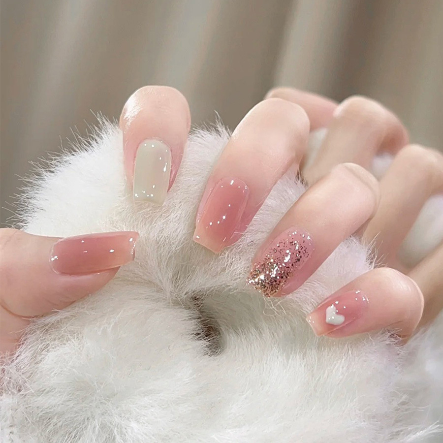 24pcs/set Short Medium fake na - Nail Art Aesthetic recensie en prijs