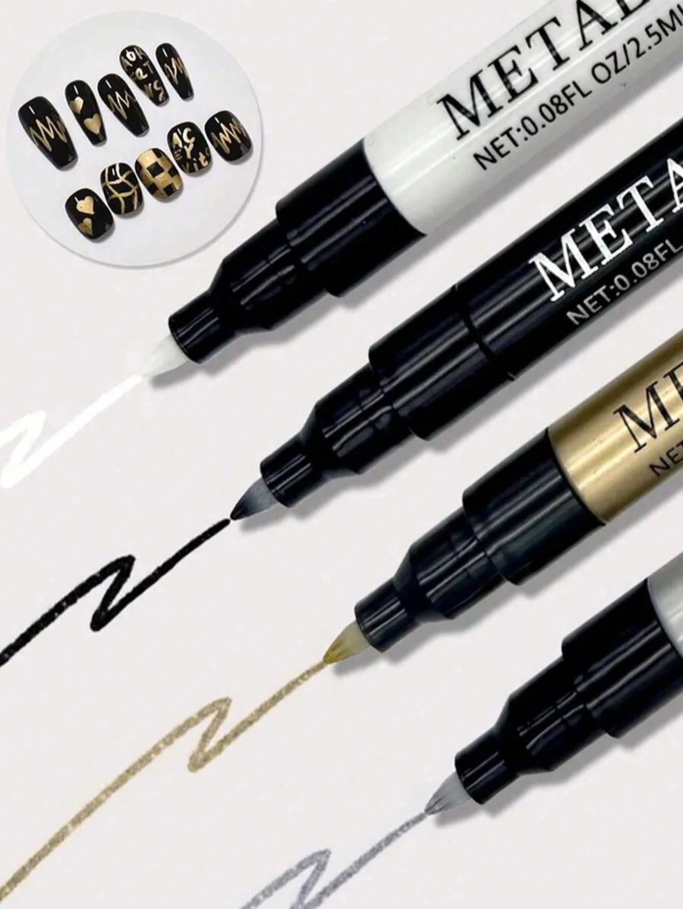 0.8mm 1PC Nail Art Pen, White  - Nail Art Dotting Tool recensie en prijs