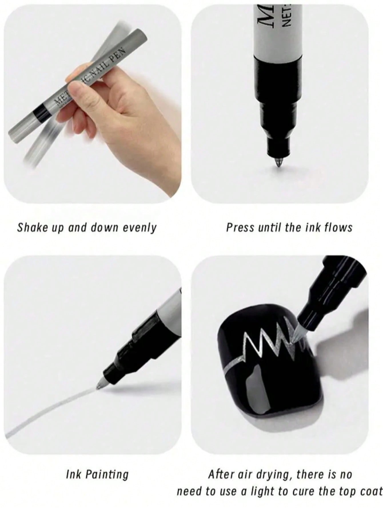 0.8mm 1PC Nail Art Pen, White  - Nail Art Dotting Tool recensie en prijs