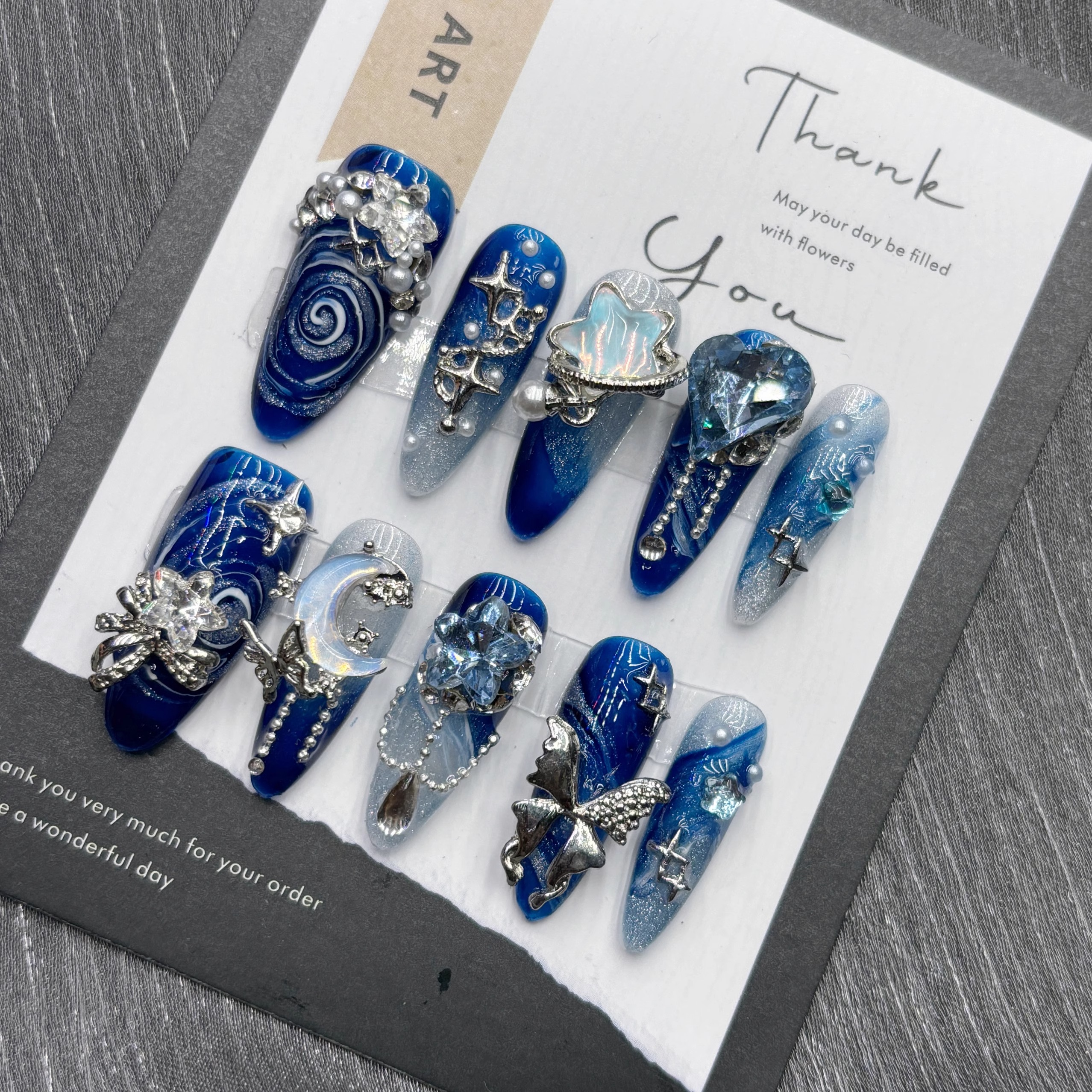 10Pcs High Quality Handmade Pr - Nail Art Simple Elegant recensie en prijs