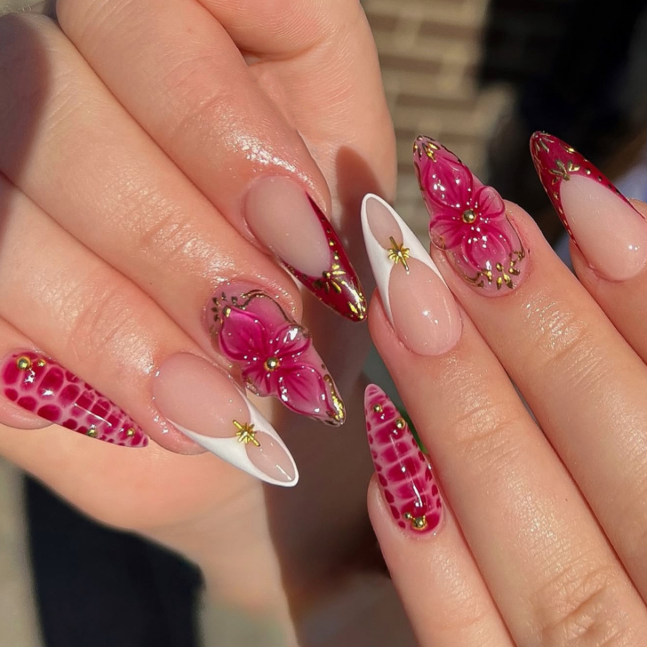 24pcs Finished Almond Press on - Nail Art Aesthetic recensie en prijs