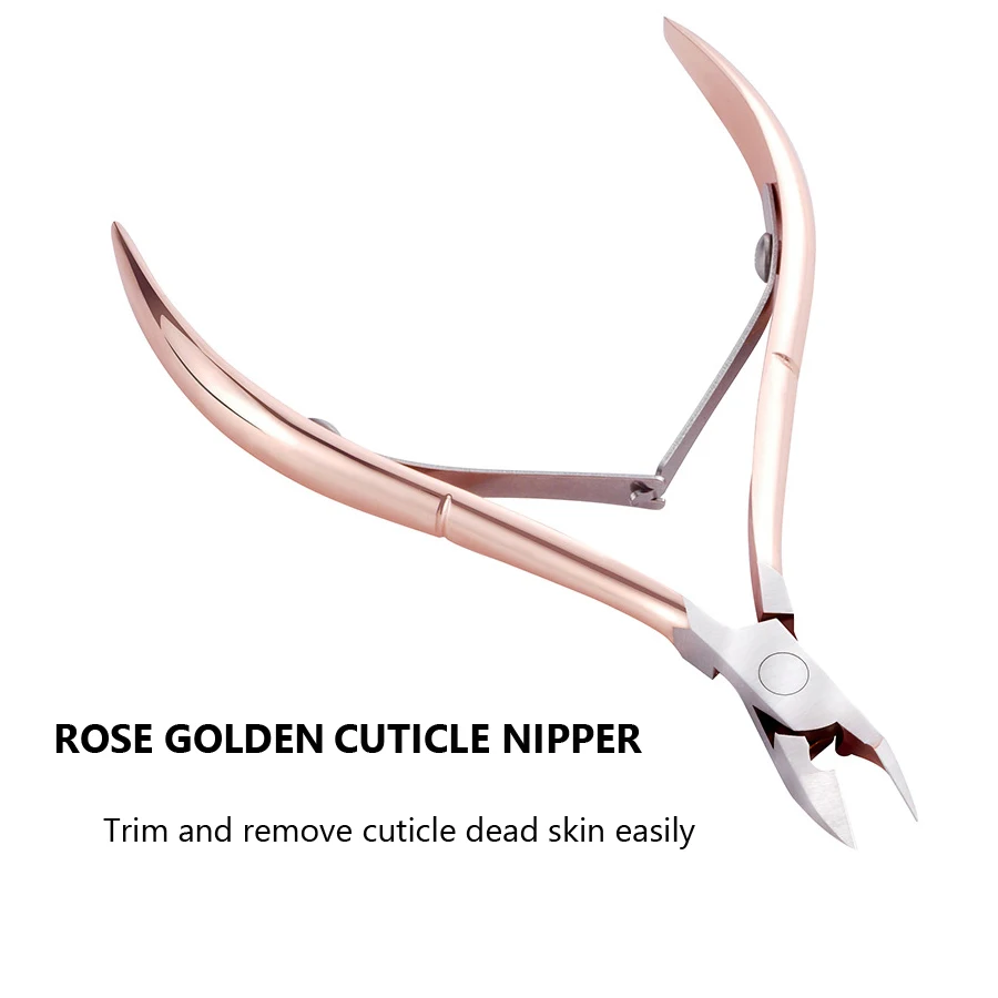 Rose Gold Stainless Steel Cuti - Nail Art Rose Gold recensie en prijs
