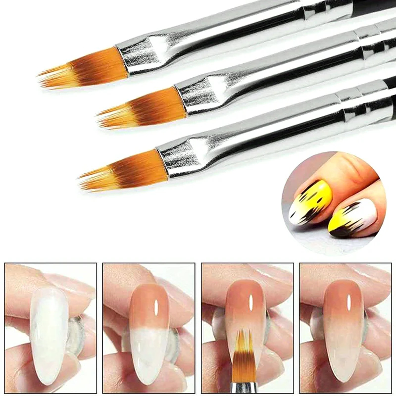 3-18Pcs Nail Art Brush Lace Om - Nail Fan Brush recensie en prijs