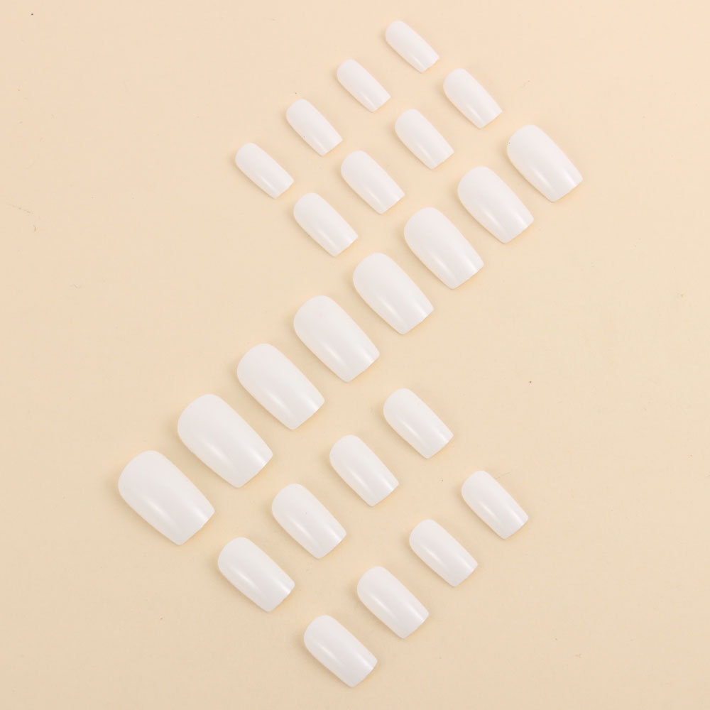 24PCS Simple White Press on Na - Nail Art Simple Elegant recensie en prijs