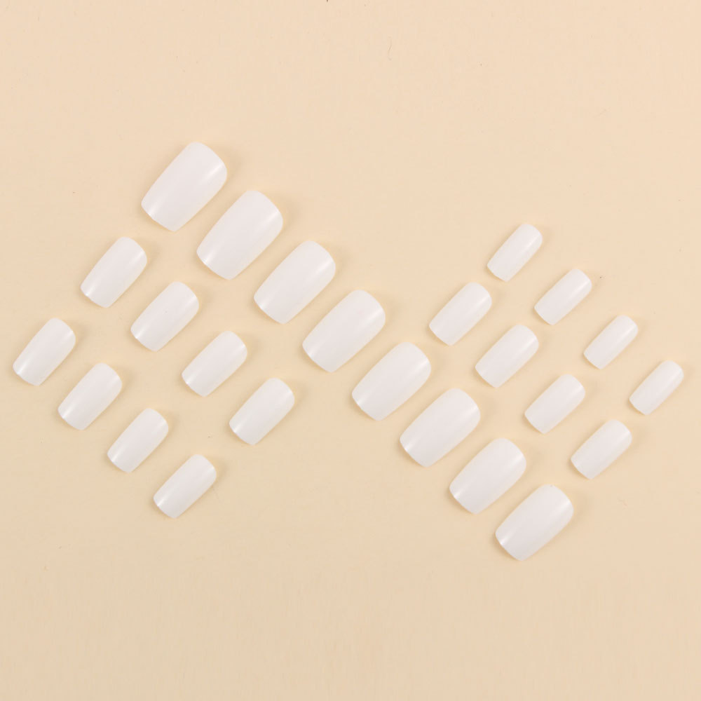 24PCS Simple White Press on Na - Nail Art Simple Elegant recensie en prijs