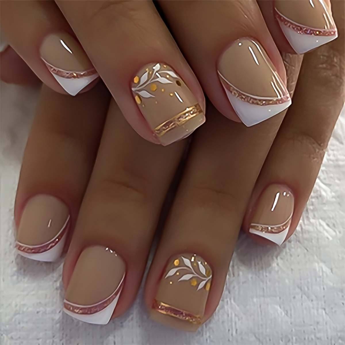 Short Medium fake nails for wo - Nail Art Aesthetic recensie en prijs