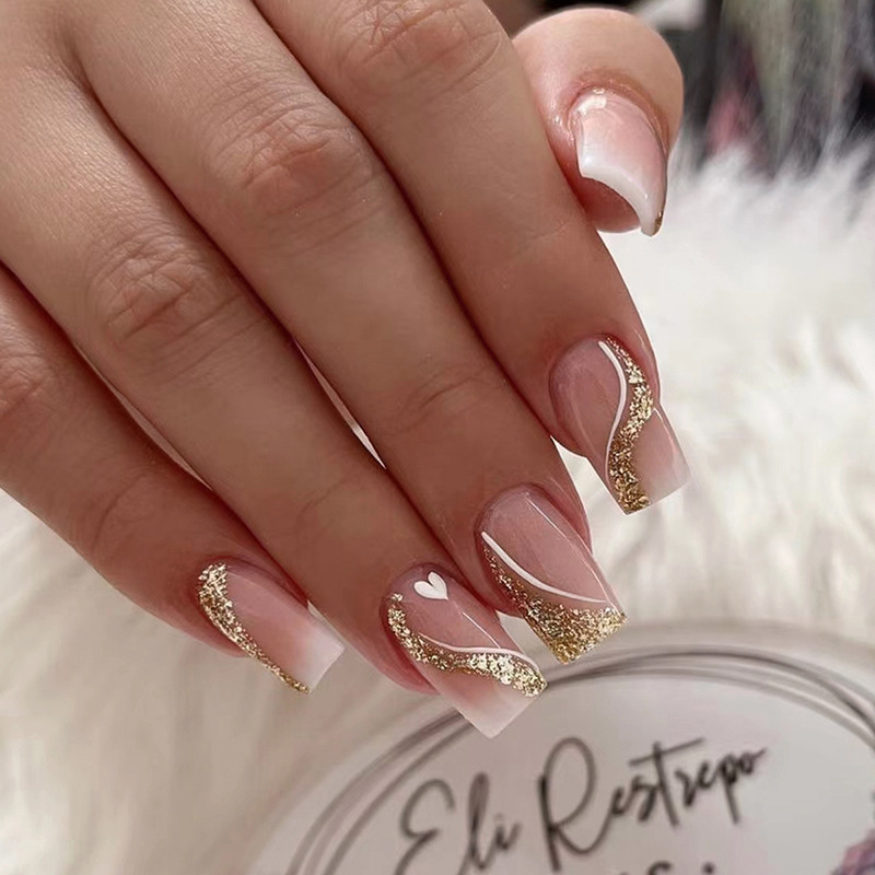 Short Medium fake nails for wo - Nail Art Aesthetic recensie en prijs