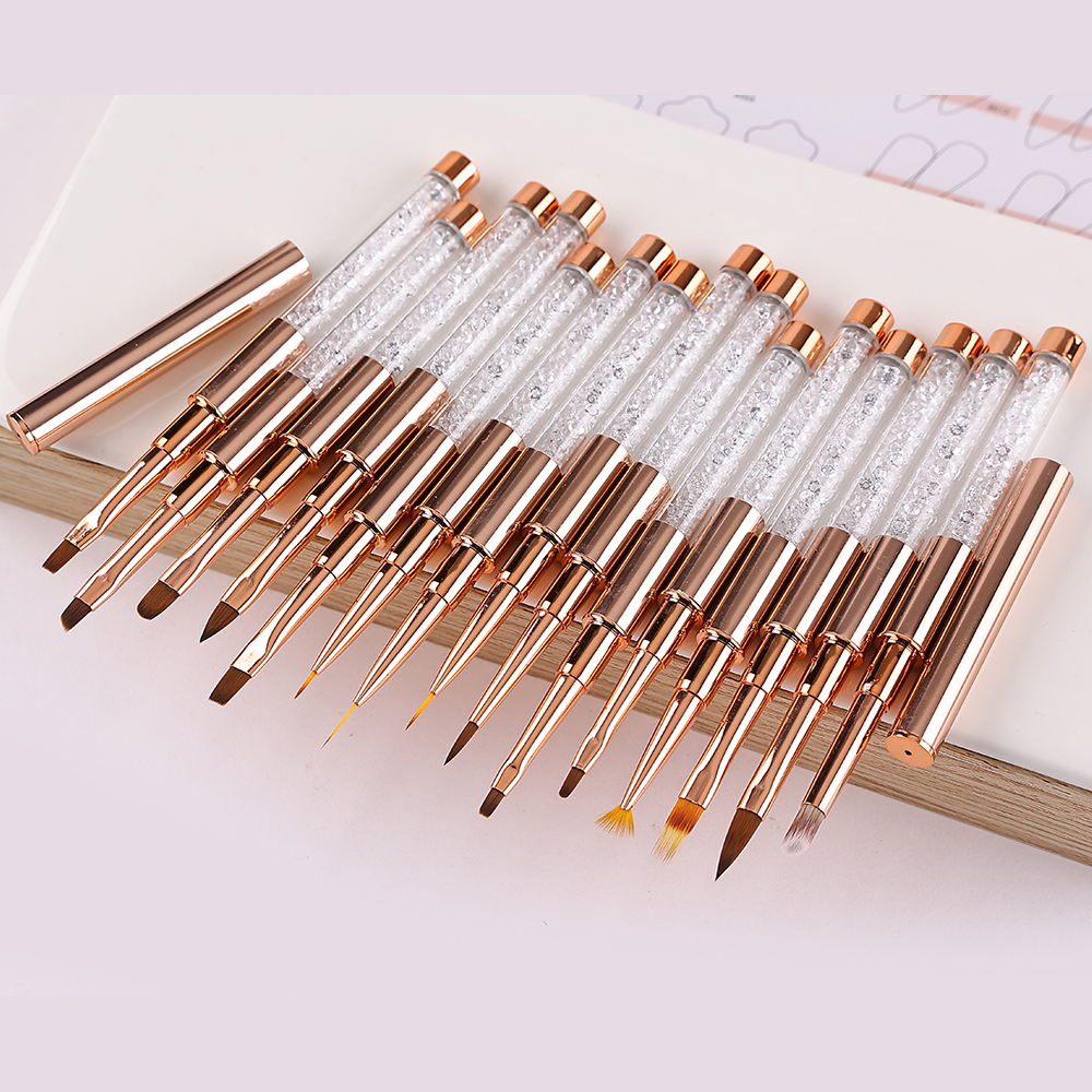 Nail Art Brush Set Rose Gold A - Nail Art Rose Gold recensie en prijs