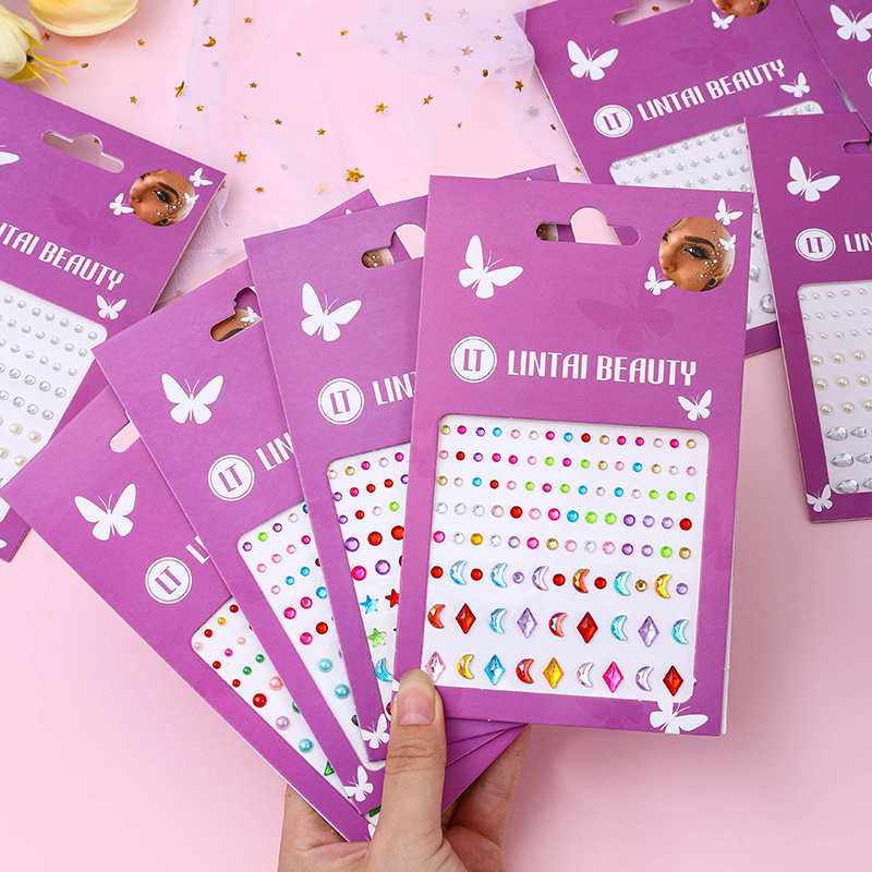 Hot Selling Face Gems Stickers - Nail Art Nail Art recensie en prijs