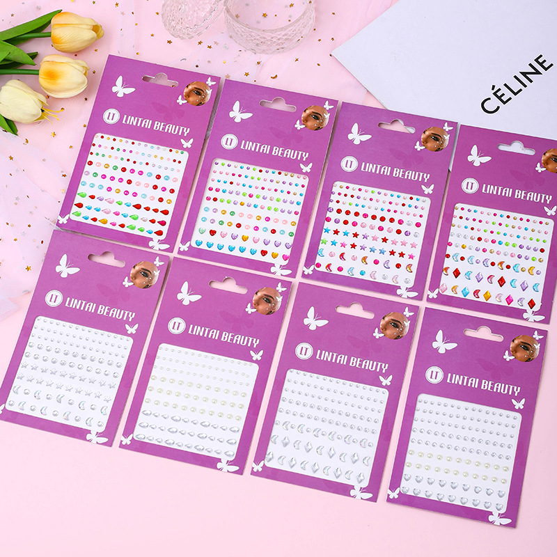 Hot Selling Face Gems Stickers - Nail Art Nail Art recensie en prijs