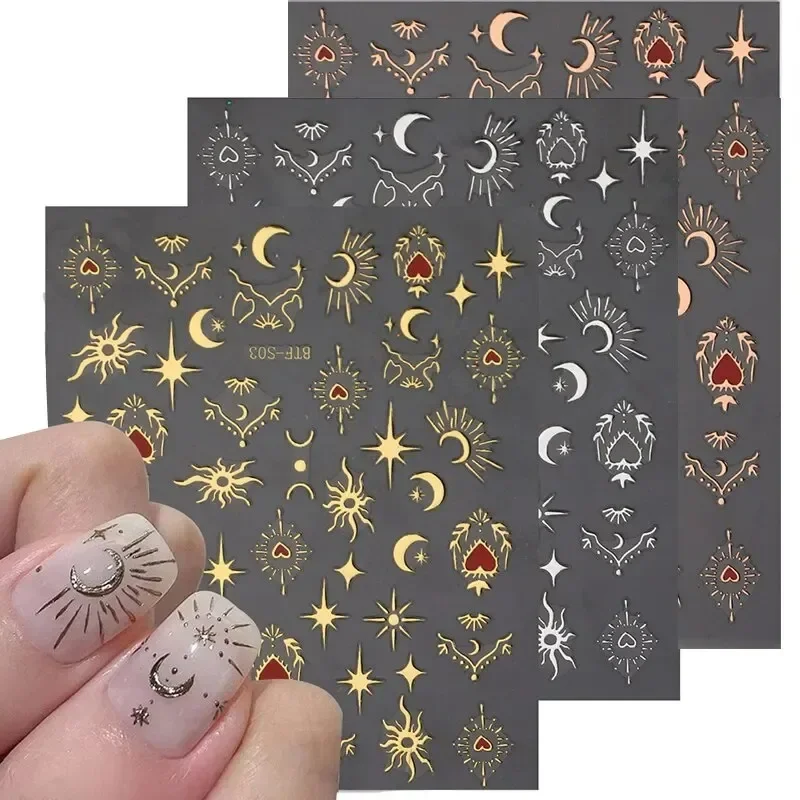 3 sheets1 pack ，3D stickers, n - Nail Art Rose Gold recensie en prijs